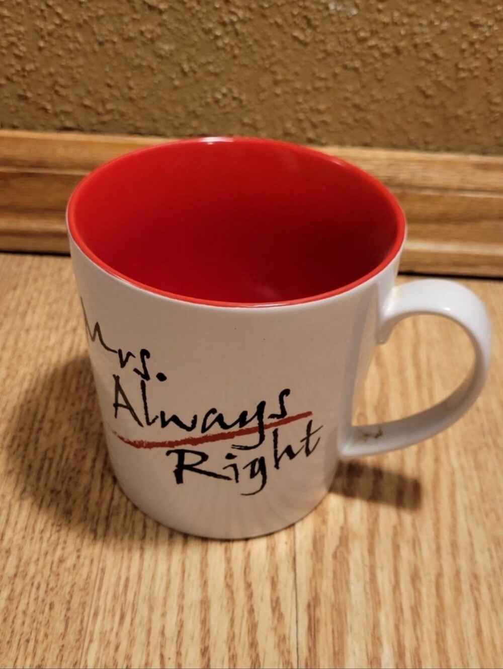 Mrs. Always Right Coffee Cup